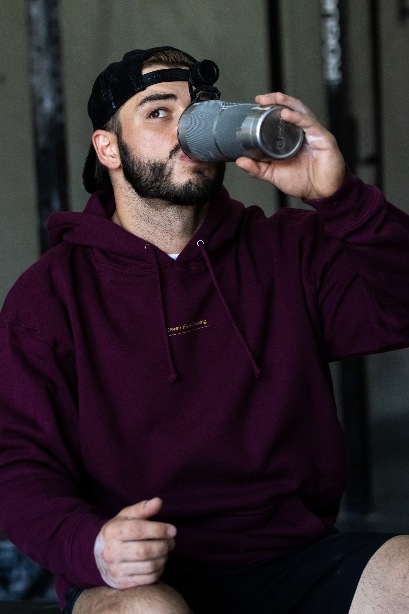 The Classic Hoodie - Maroon - 7Five Clothing Co.