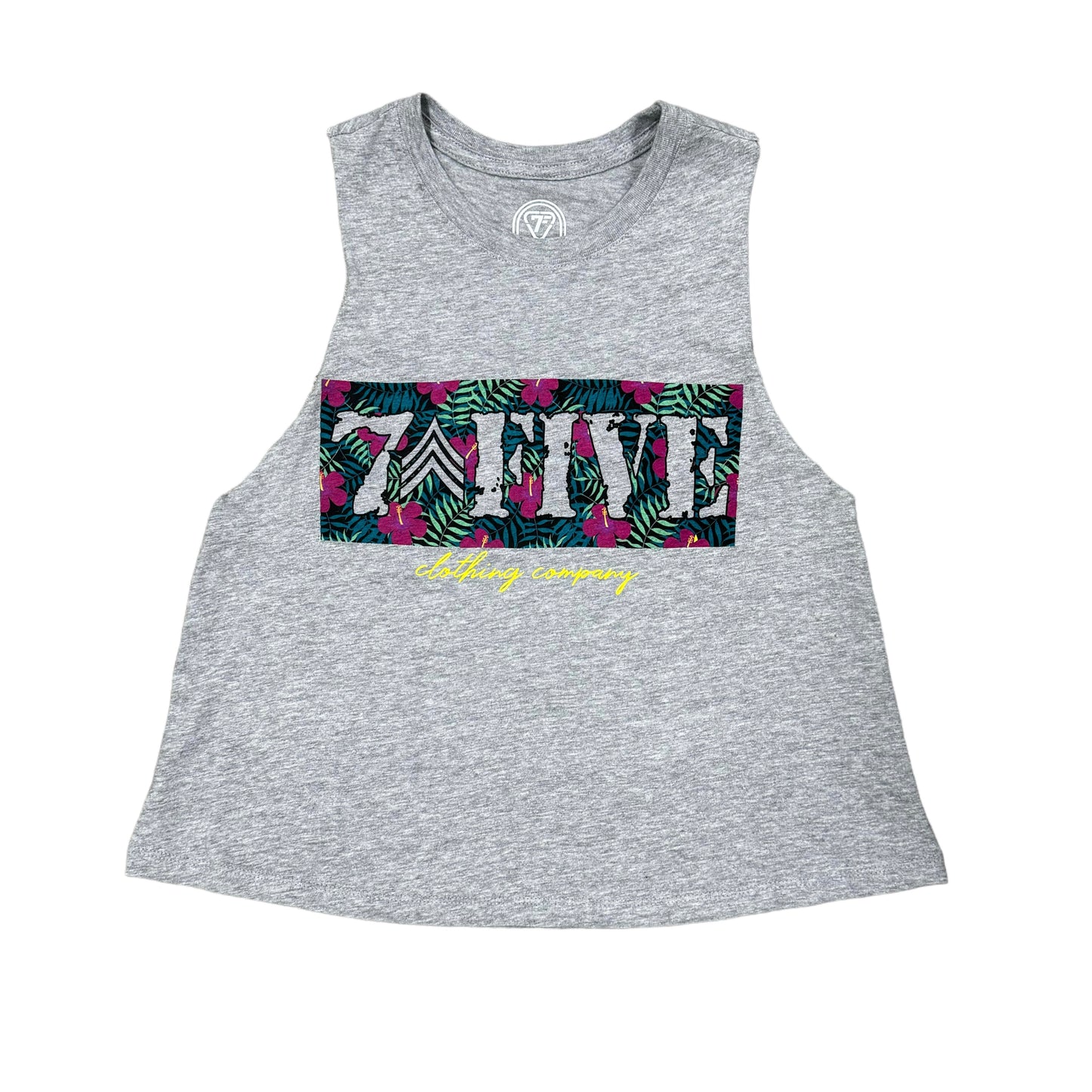 Palm Tree and Flowers - 7Five Clothing Co.