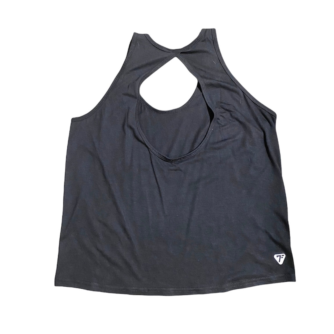 Open Back Tank - Black - 7Five Clothing Co.