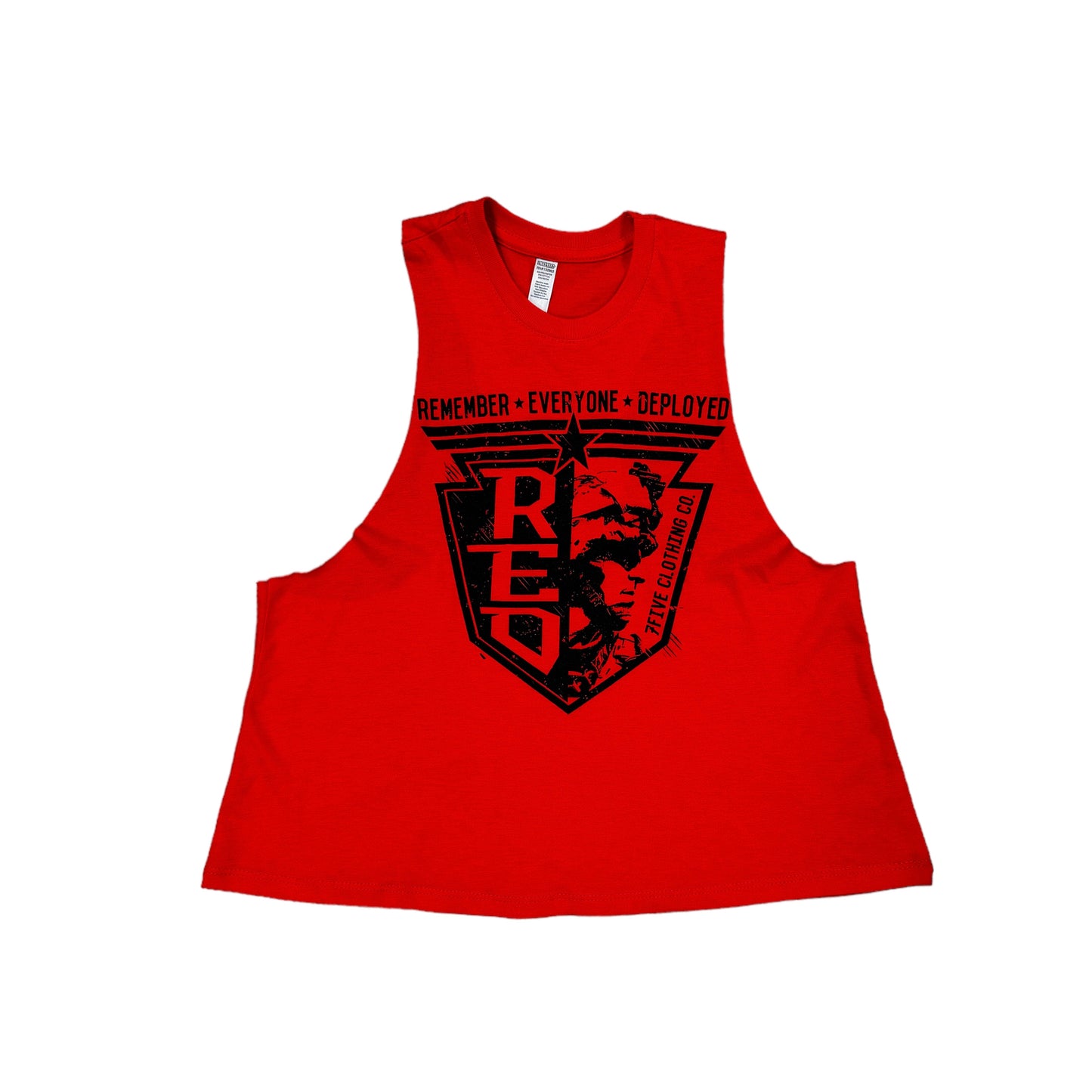 Womans R.E.D. Crop - 7Five Clothing Co.