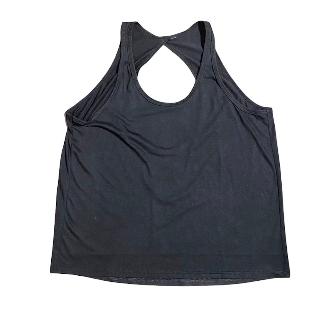 Open Back Tank - Black - 7Five Clothing Co.