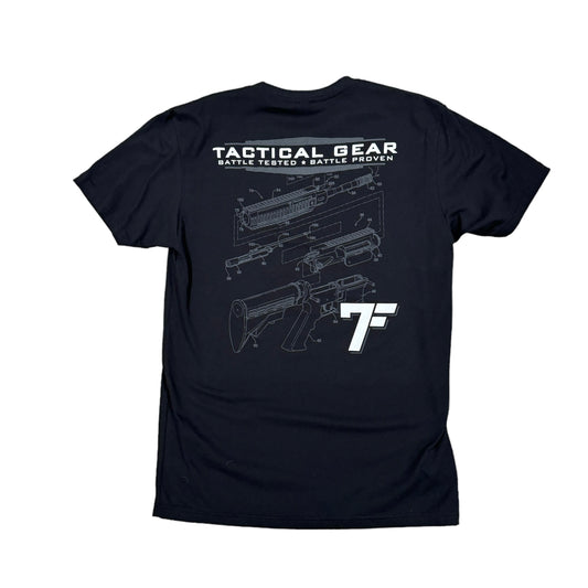7Five Tactical Tee - Black - 7Five Clothing Co.