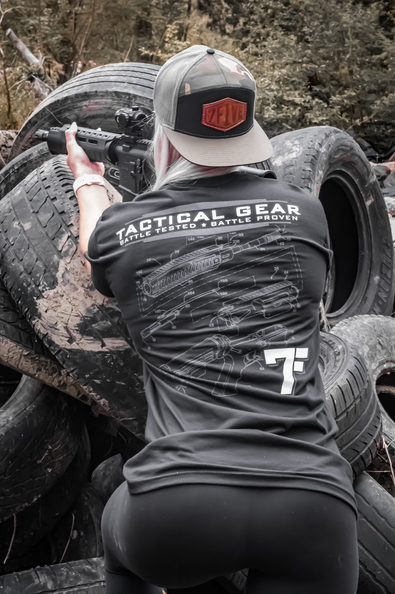 7Five Tactical Tee - Black - 7Five Clothing Co.