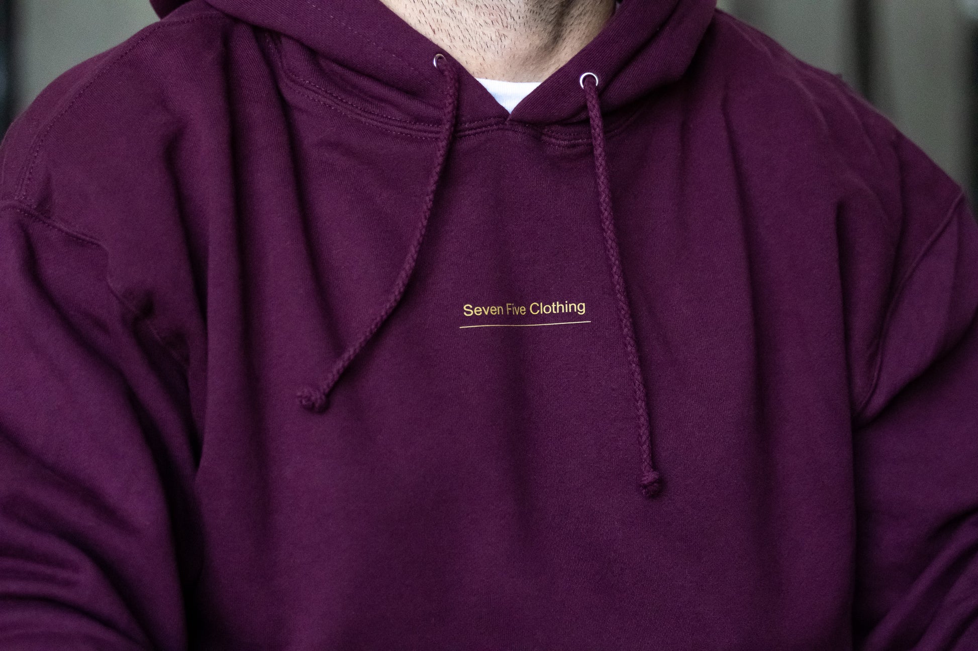 The Classic Hoodie - Maroon - 7Five Clothing Co.