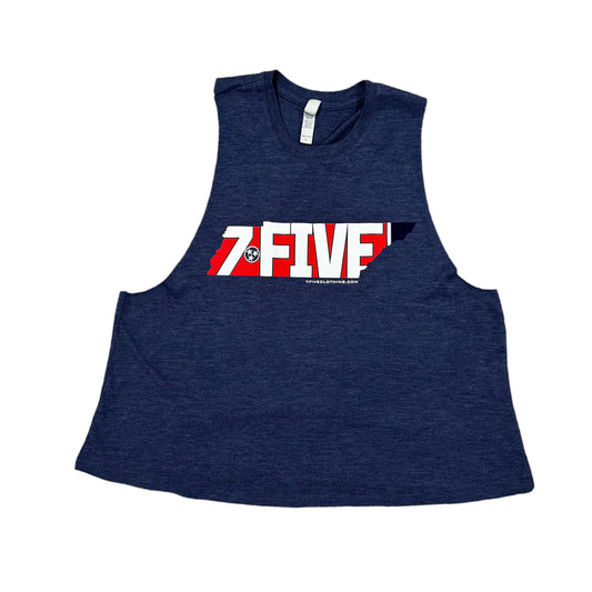 7Five Home Crop - Navy - 7Five Clothing Co.