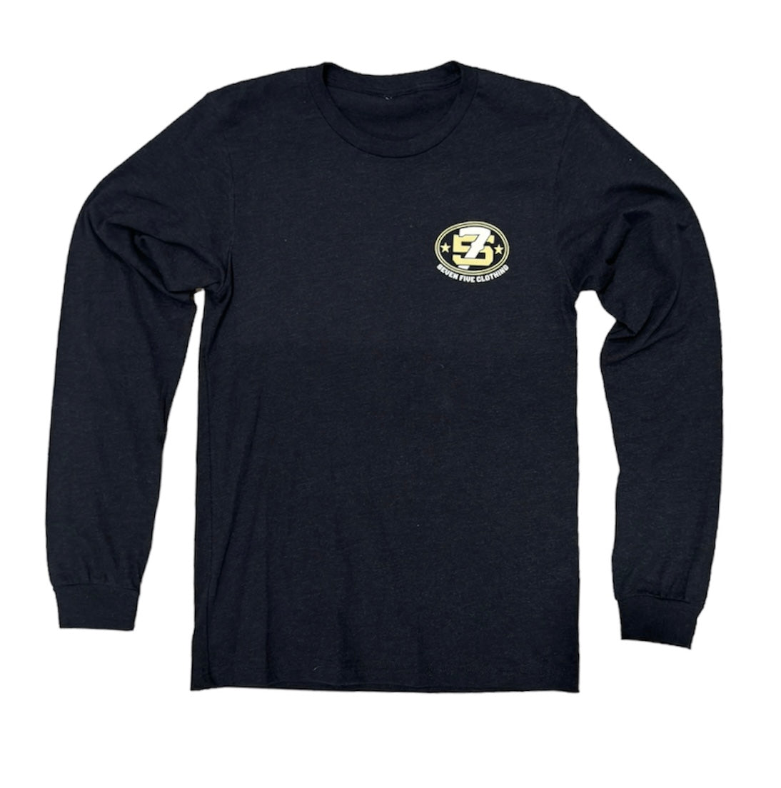 The Protector - Heather Black Longsleeve - 7Five Clothing Co.