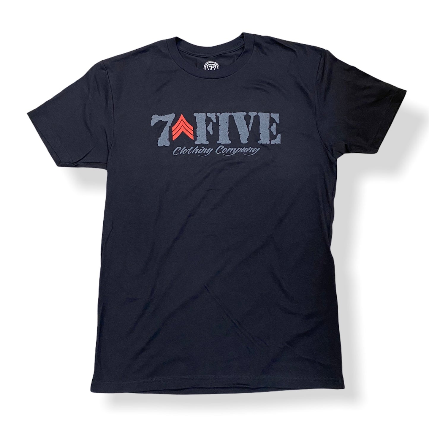 7Five Logo Tee - Black - 7Five Clothing Co.