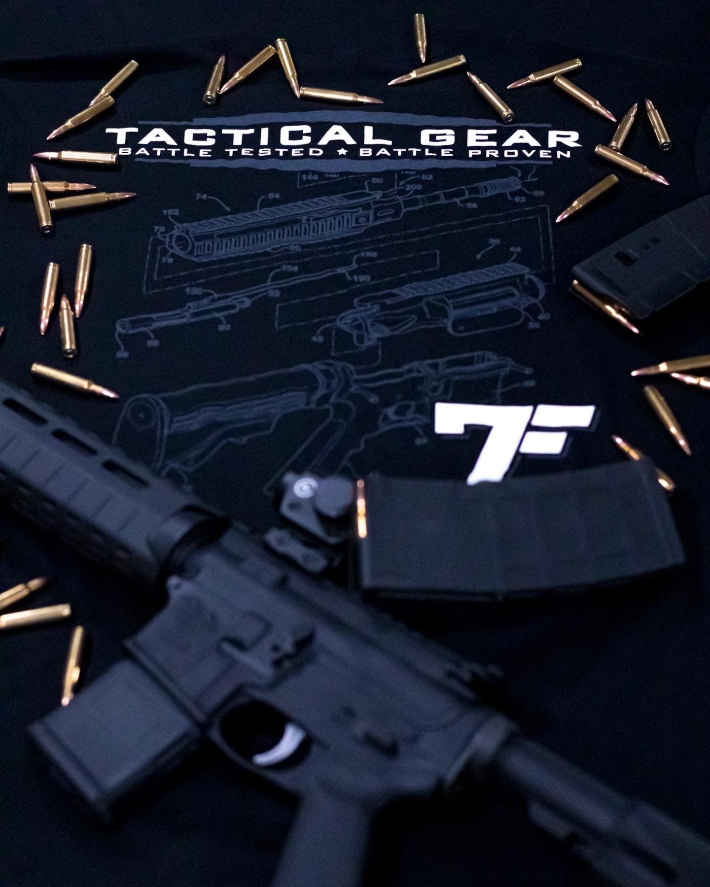 7Five Tactical Tee - Black - 7Five Clothing Co.